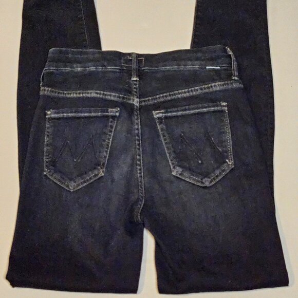 Mother Jeans. 'The Looker' Black, High Waist Skinny, Stretch Size 25 - Picture 4 of 8
